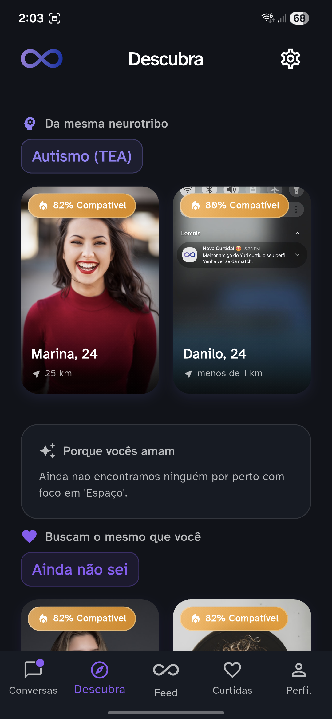 Tela Descubra Lemnis